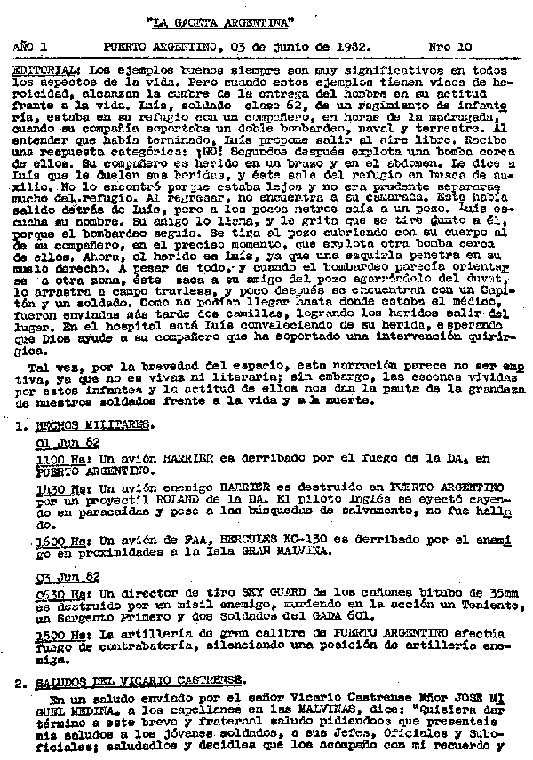 La Gaceta Argentina - N&uacute;mero 10 - P&aacute;gina 1