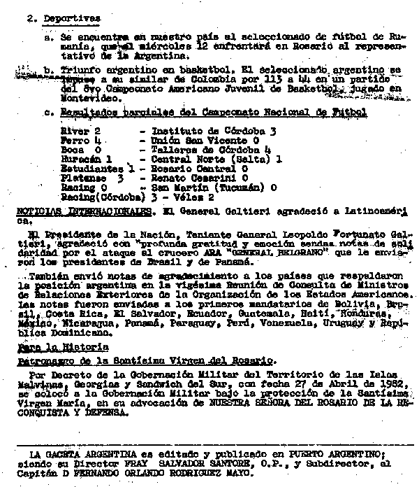 La Gaceta Argentina - N&uacute;mero 2 - P&aacute;gina 2