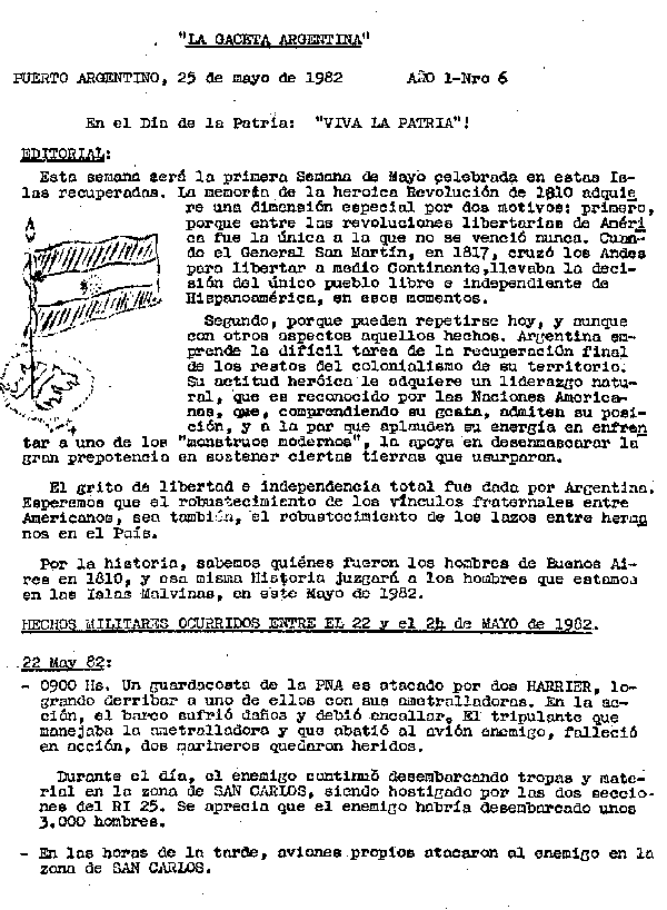 La Gaceta Argentina - N&uacute;mero 6 - P&aacute;gina 1
