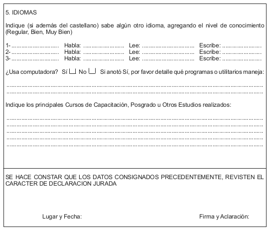 Anexo res. nacional 3/99 SFP