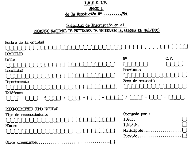 Anexo I resoluc. nacional 1336/94 INSSJP