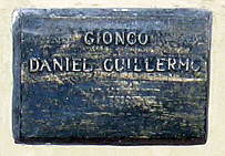 Placa de D. G. Gionco - Fuente: Daniel G. Gionco