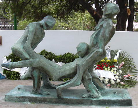 Detalle de la escultura, realizada por Jorge Gionco - Fuente: Daniel G. Gionco