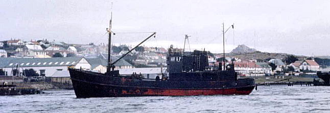 Foto del Forrest navegando en las Islas Malvinas - Fuente: Barry Dixon