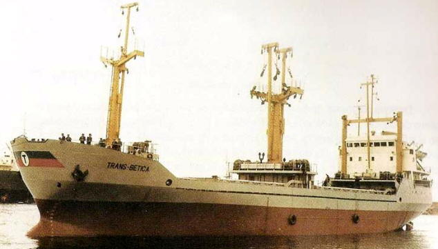 Foto del Trans-B&eacute;tica, que luego ser&iacute;a el "ARA Isla de los Estados" - Fuente: Manuel Rodr&iacute;guez Aguilar