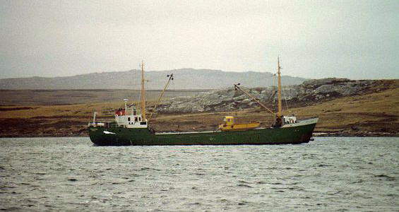 Foto del Monsunen en las Malvinas - Fuente: Roy Burley