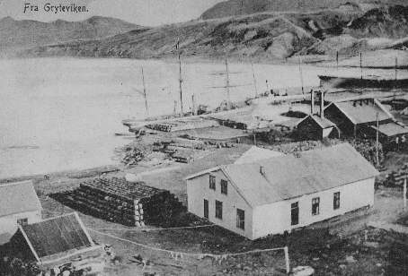 Foto de Grytviken (circa 1905) - Fuente: Dto. Estudios Históricos Navales