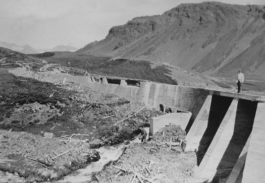 Foto del dique de Grytviken (Georgias del Sur) - Fuente: Dto. Estudios Históricos Navales