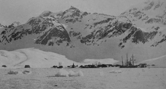 Foto de la Cía. Arg. de Pesca en invierno - Fuente: B.C.R.A. - Biblioteca Tornquist