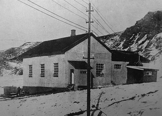 Foto de la usina hidroeléctrica de Grytviken - Fuente: B.C.R.A. - Biblioteca Tornquist