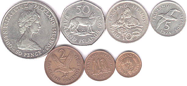Foto de algunas monedas del gobierno colonial británico - Fuente: Daniel G. Gionco