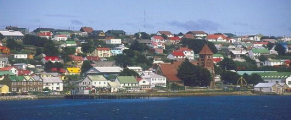 Foto costera de Puerto Argentino (Isla Soledad) - Fuente: Tutiempo