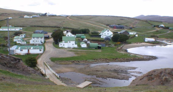 Vista de Puerto Mitre (Isla Gran Malvina) - Fuente: Katie Townsend