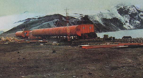 Foto de la base "Corbeta Uruguay" (Islas Sandwich del Sur)- Fuente: Dirección Nacional del Antártico
